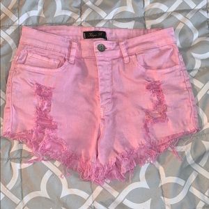 Klique B high waisted jean shorts